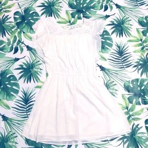 Aeropostale Flutter Sleeve Sundress Size S